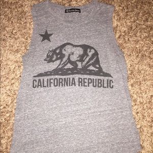 California Republic gray tank top